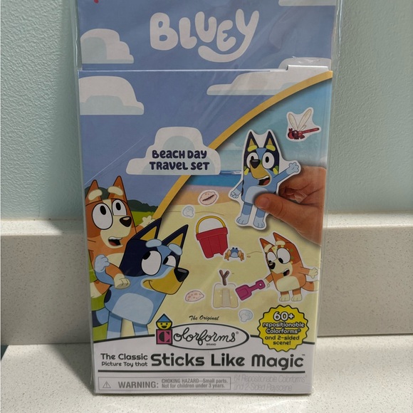 Bluey Toy Bundle Talking Bingo And Colorforms Set Stocking Stuffers Christmas - Picture 6 of 6